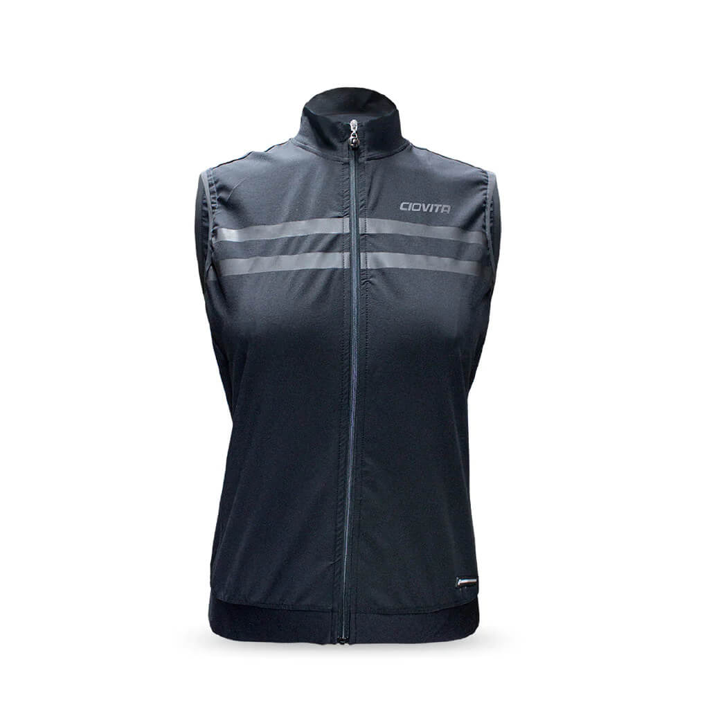 Damen Faro Reflective Gilet - Black