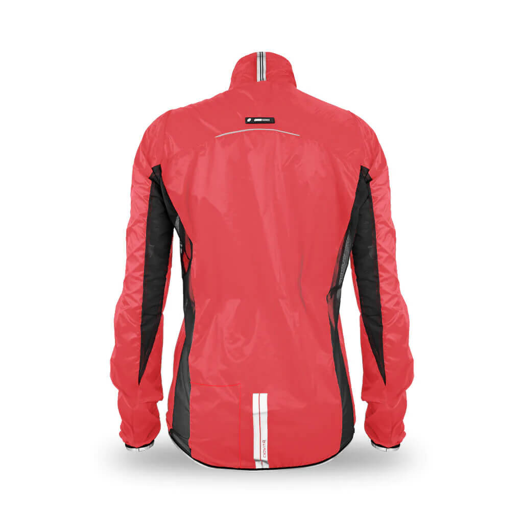 Damen Cirro Windproof Jacket - Coral 