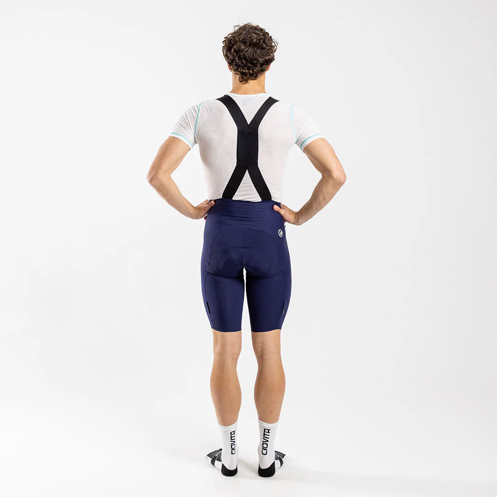 Herren Supremo Velocé Bib Shorts - Navy