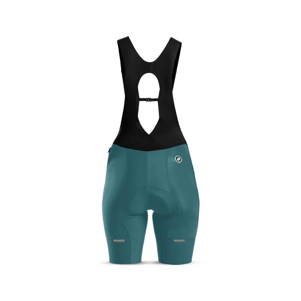 Damen Supremo Pace Bib Shorts - Dark Teal