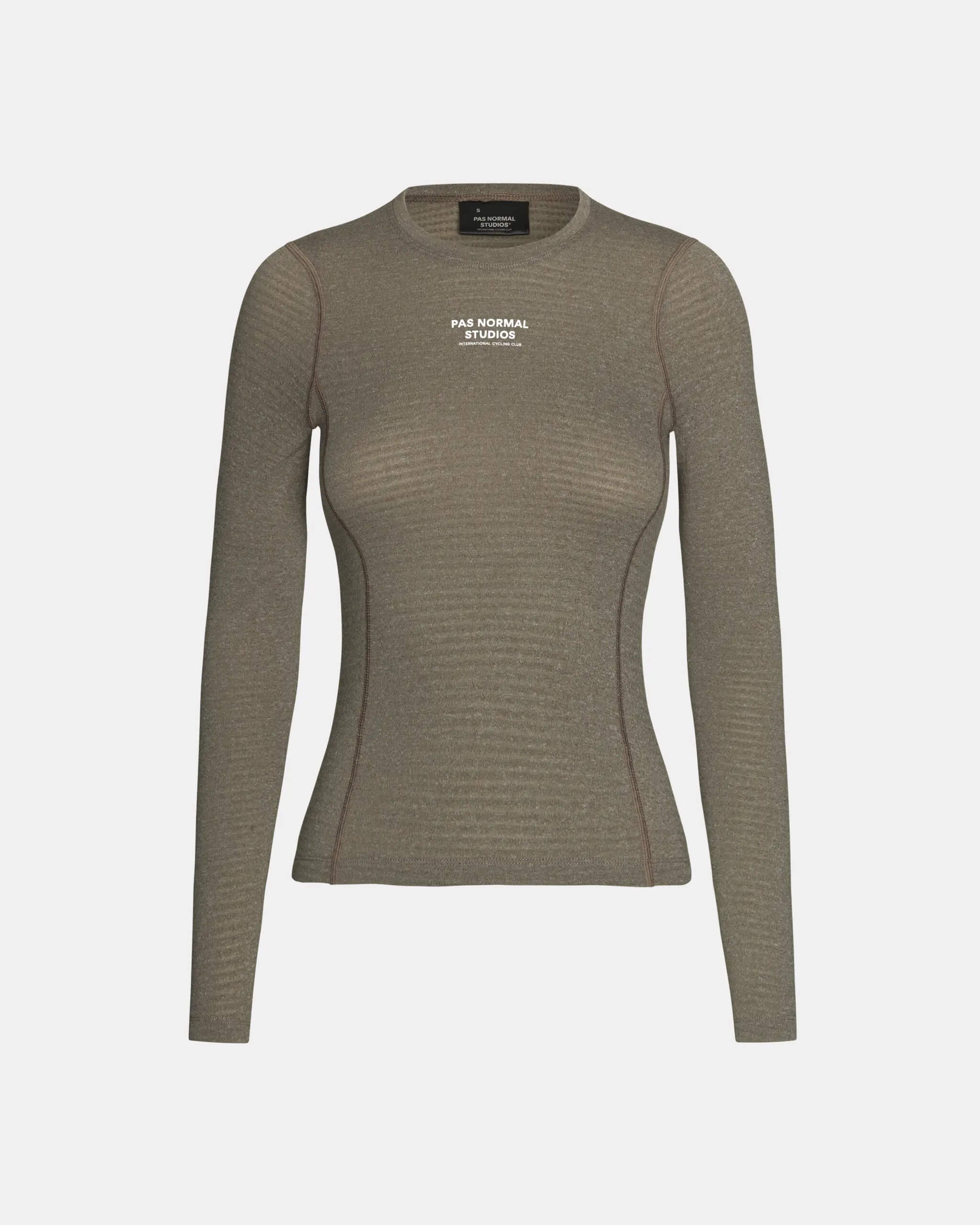 Damen Thermal Long Sleeve Baselayer - Dark Stone 