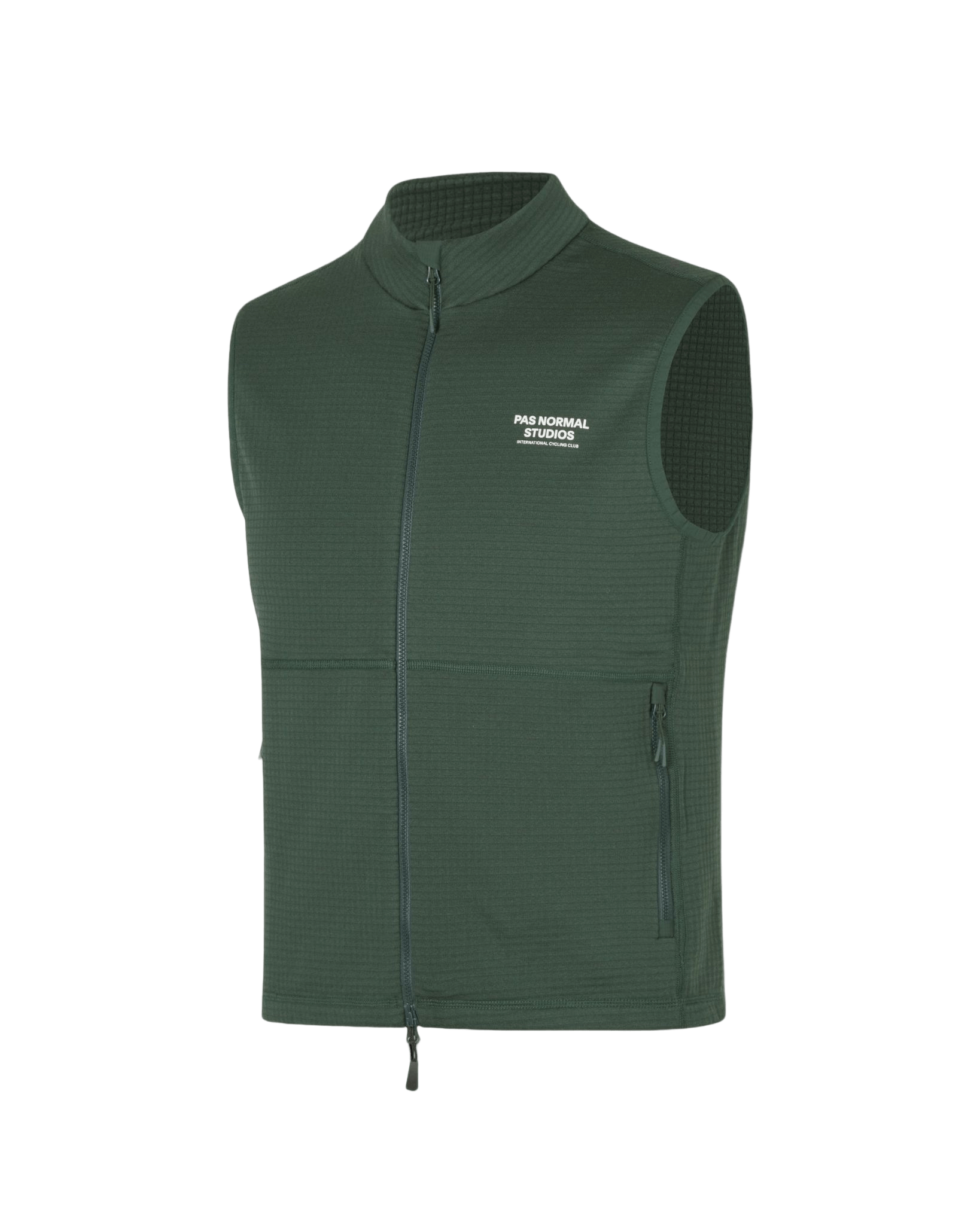 Herren Escapism Performance Fleece Vest — Petroleum