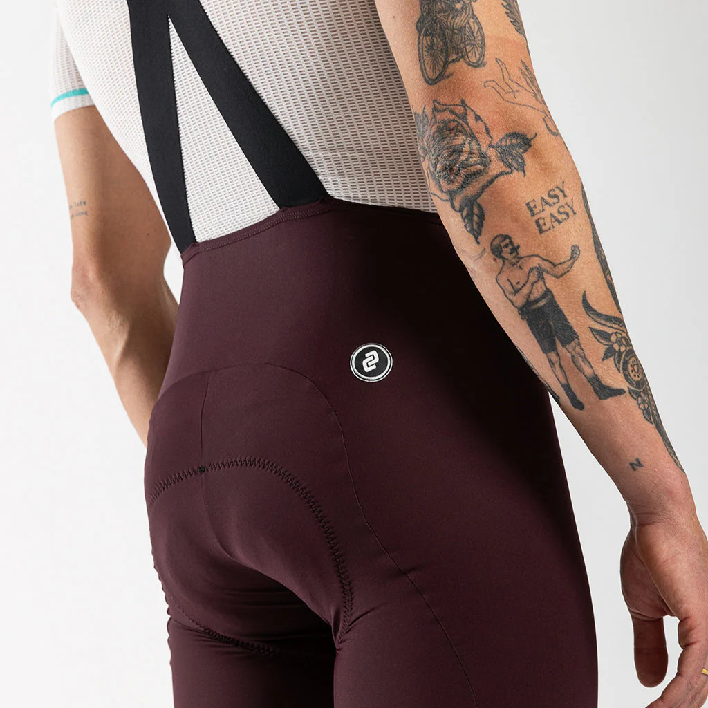 Herren Supremo Velocé Bib Shorts - Coffee