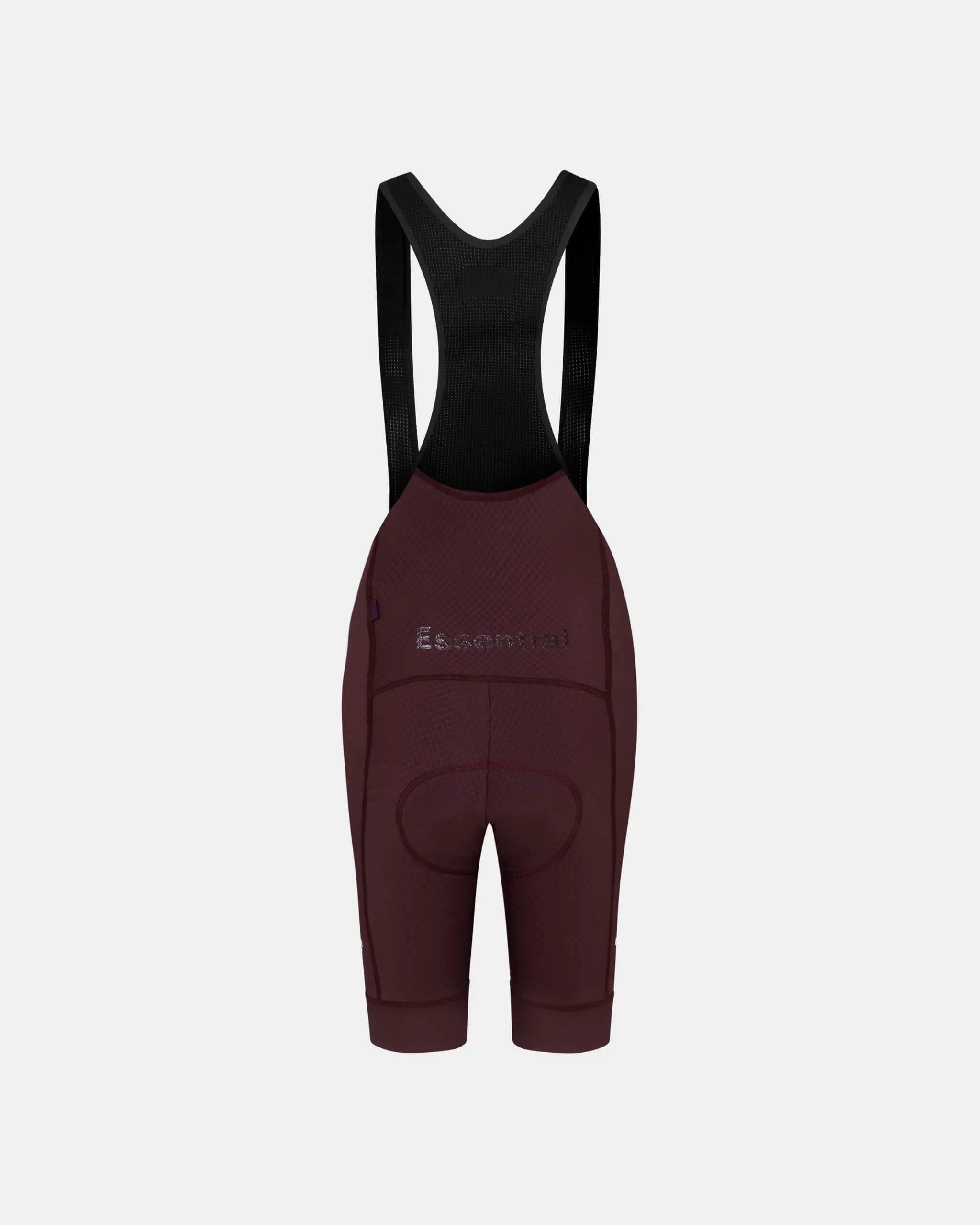 Damen Essential Bib - Burgundy