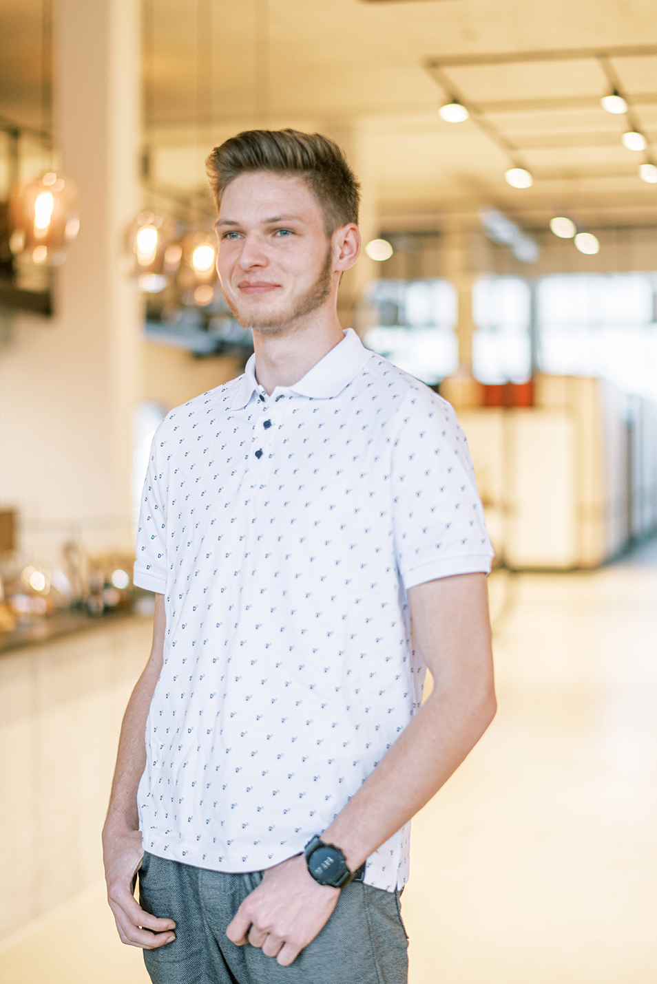 DIRS21 Poloshirt Weiß