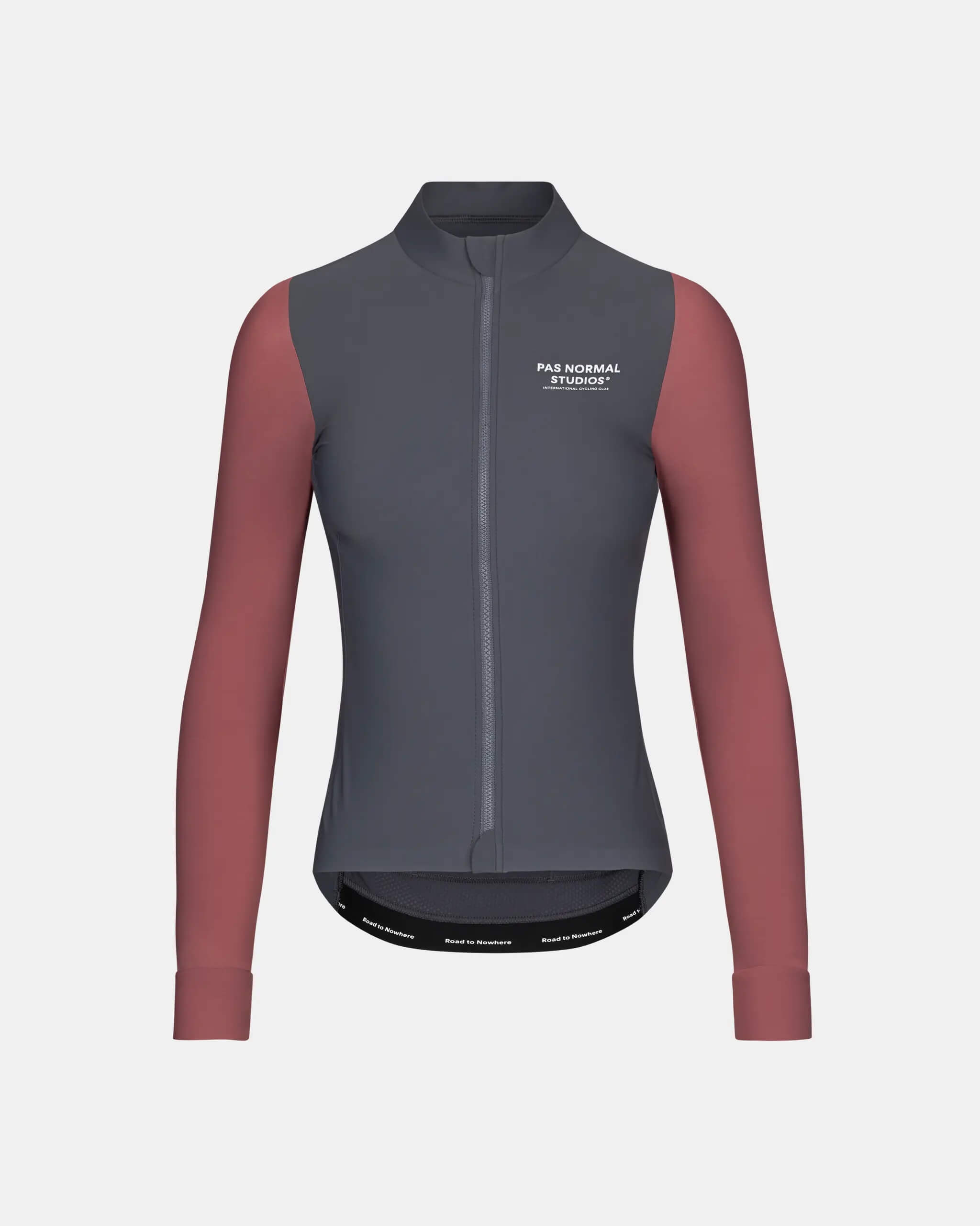 Damen Mechanism Long Sleeve Jersey - Dark Navy / Dusty Mauve