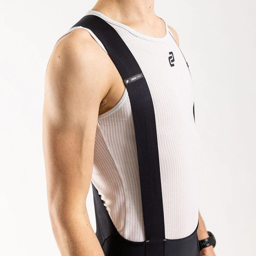 Herren Cargo Bib Shorts - Black