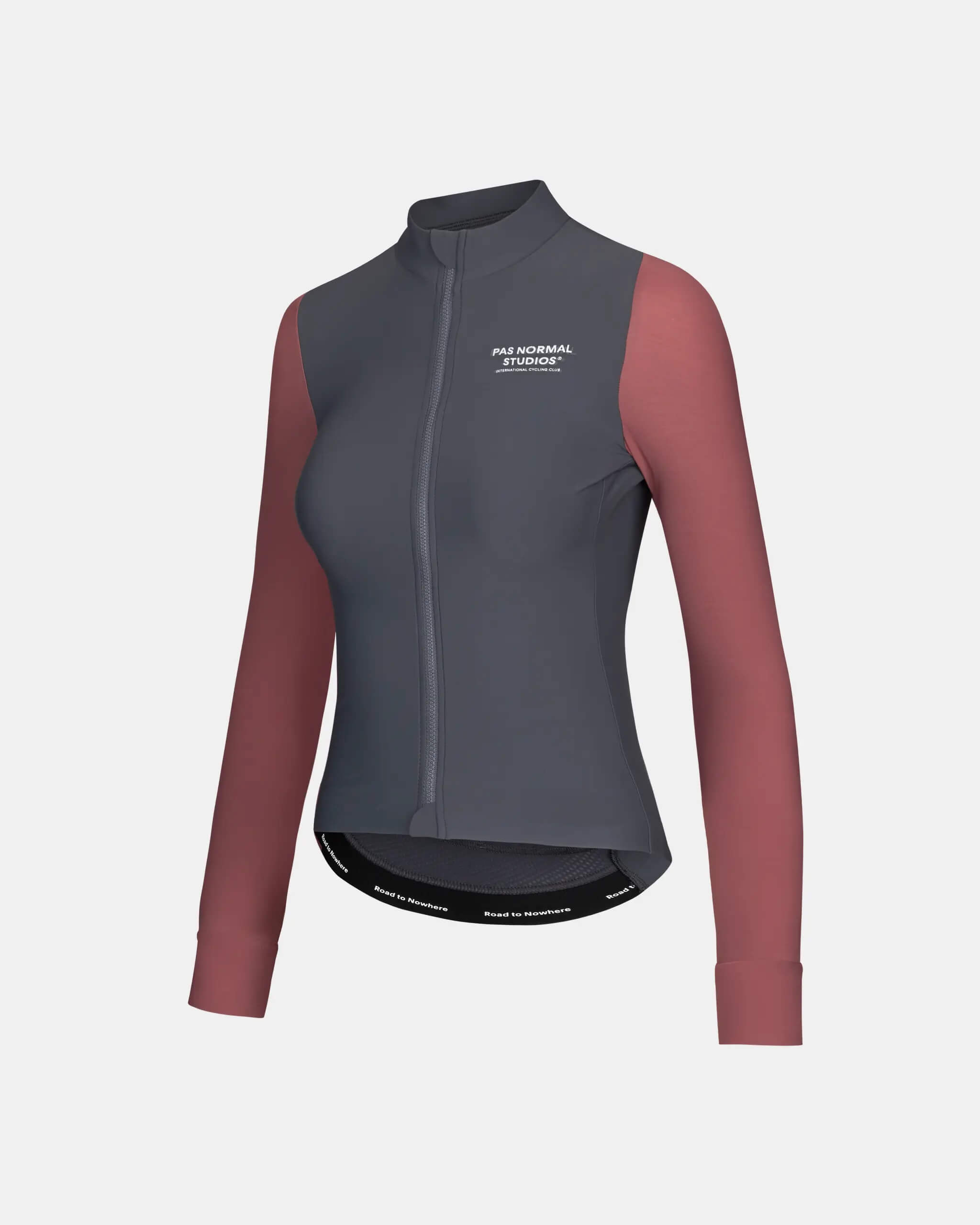 Damen Mechanism Long Sleeve Jersey - Dark Navy / Dusty Mauve