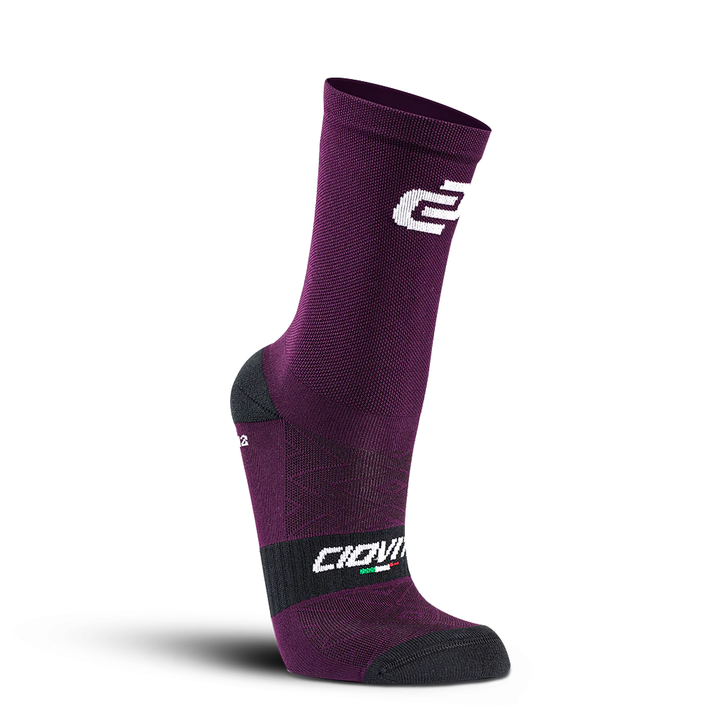 Crew Socks - Plum