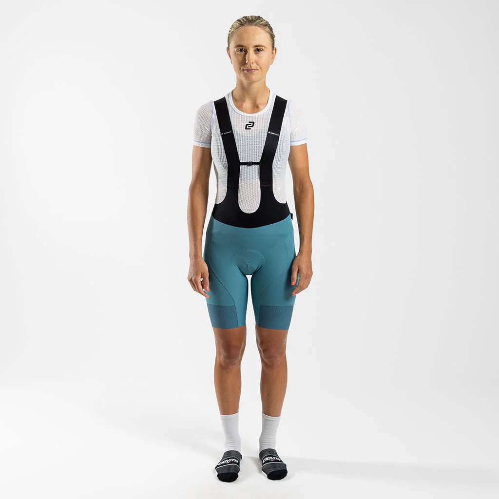 Damen Supremo Pace Bib Shorts - Dark Teal