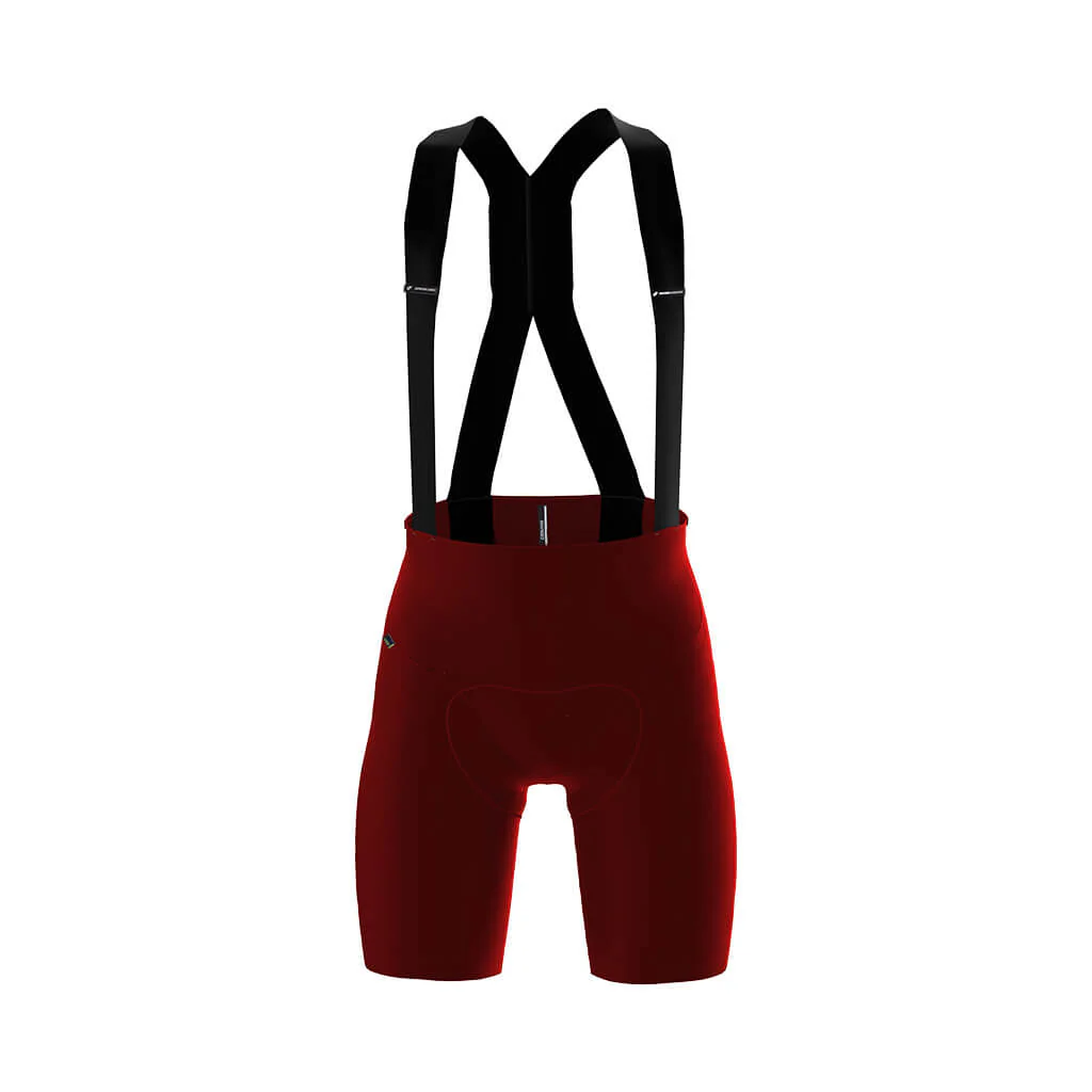 Herren Supremo Velocé Bib Shorts - Red