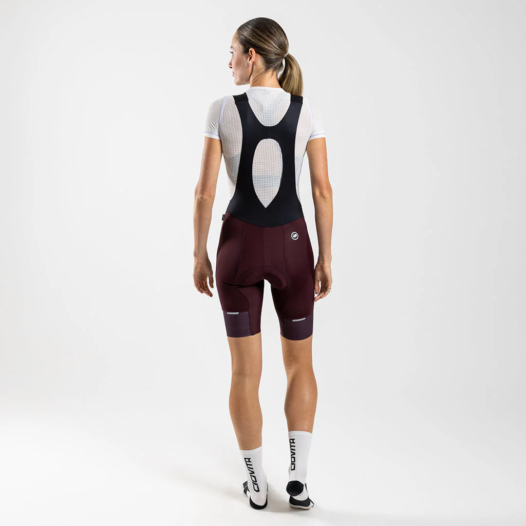 Damen Supremo Pace Bib Shorts - Coffee