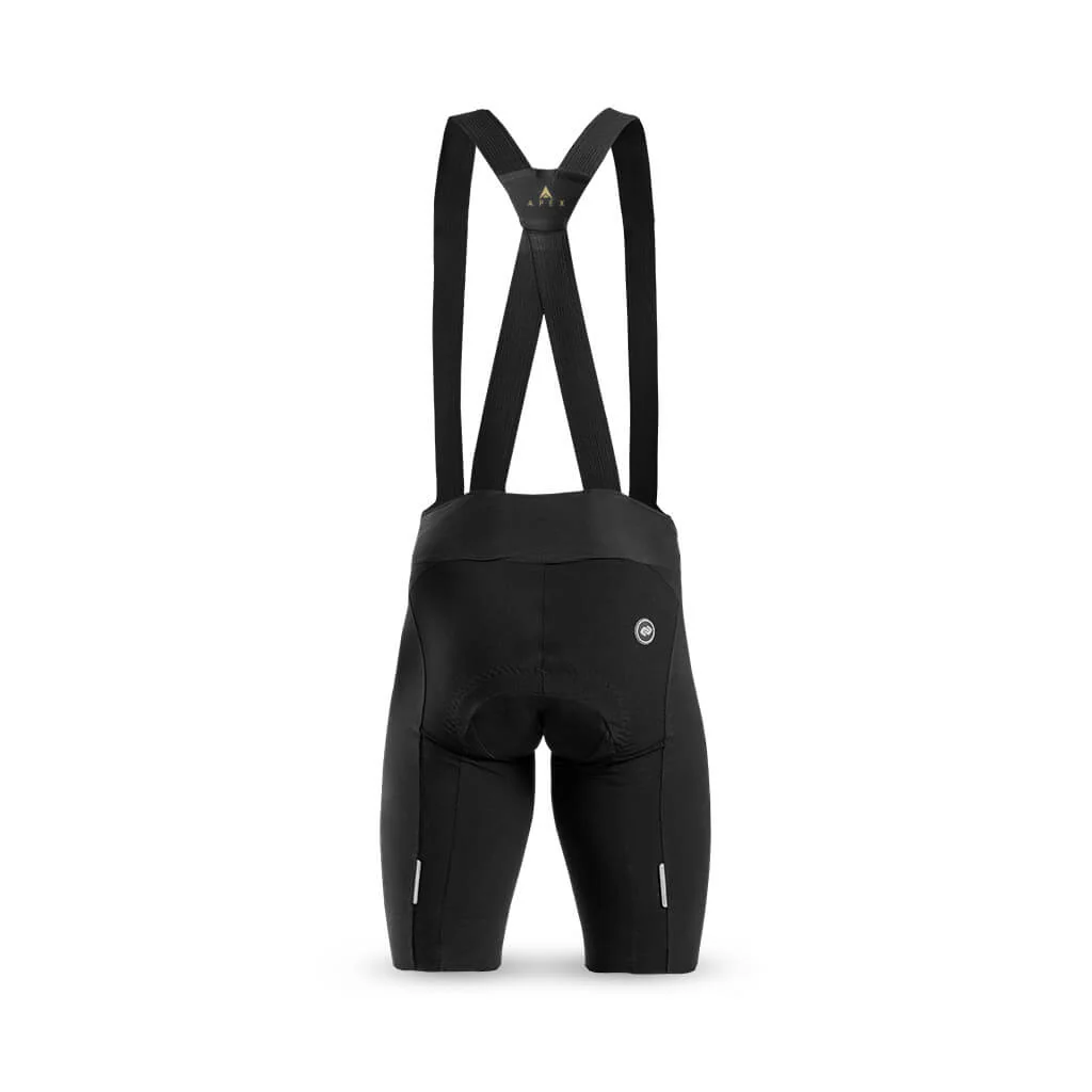 Herren Apex Sentiero Bib Shorts - Black
