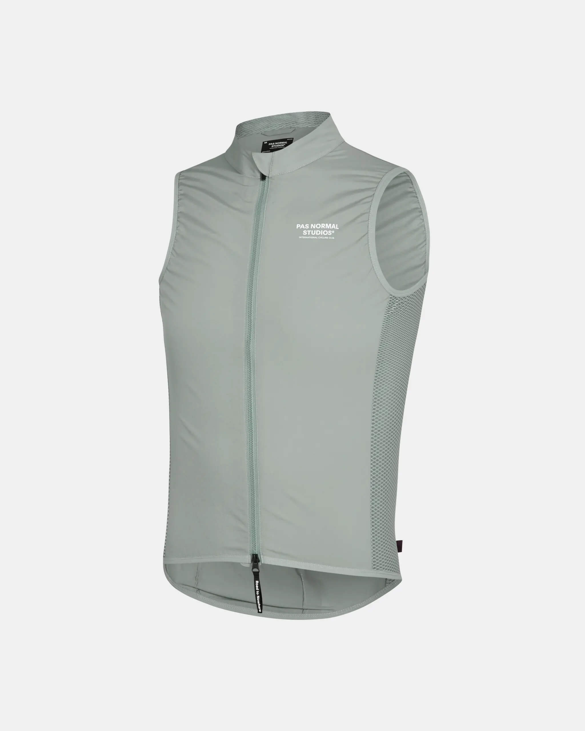Herren Mechanism Stow Away Gilet - Dusty Mint 