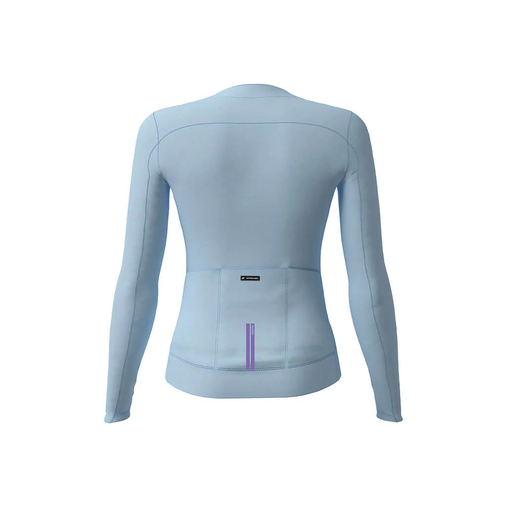Damen Librio Long Sleeve Race Fit Jersey - Ice