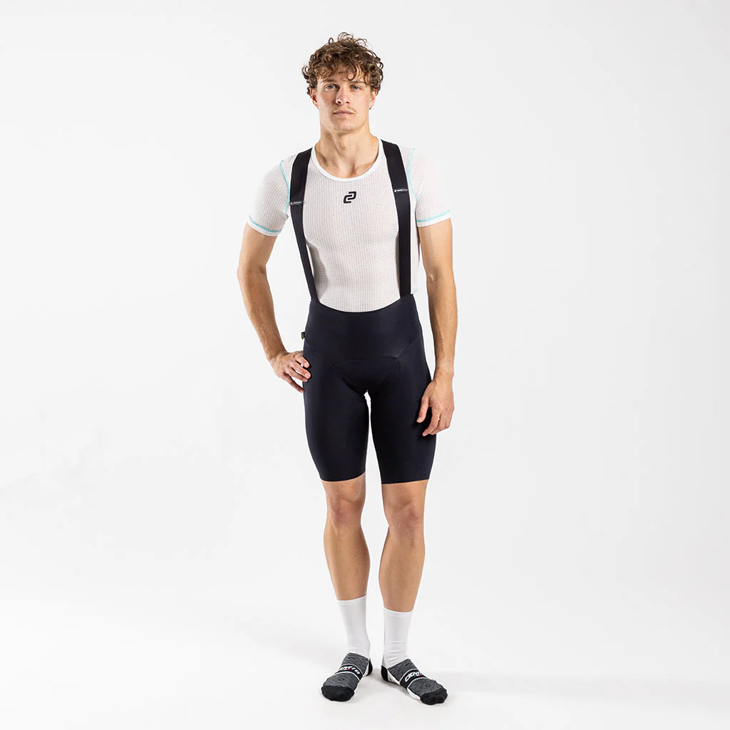 Herren Supremo Velocé Bib Shorts - Black