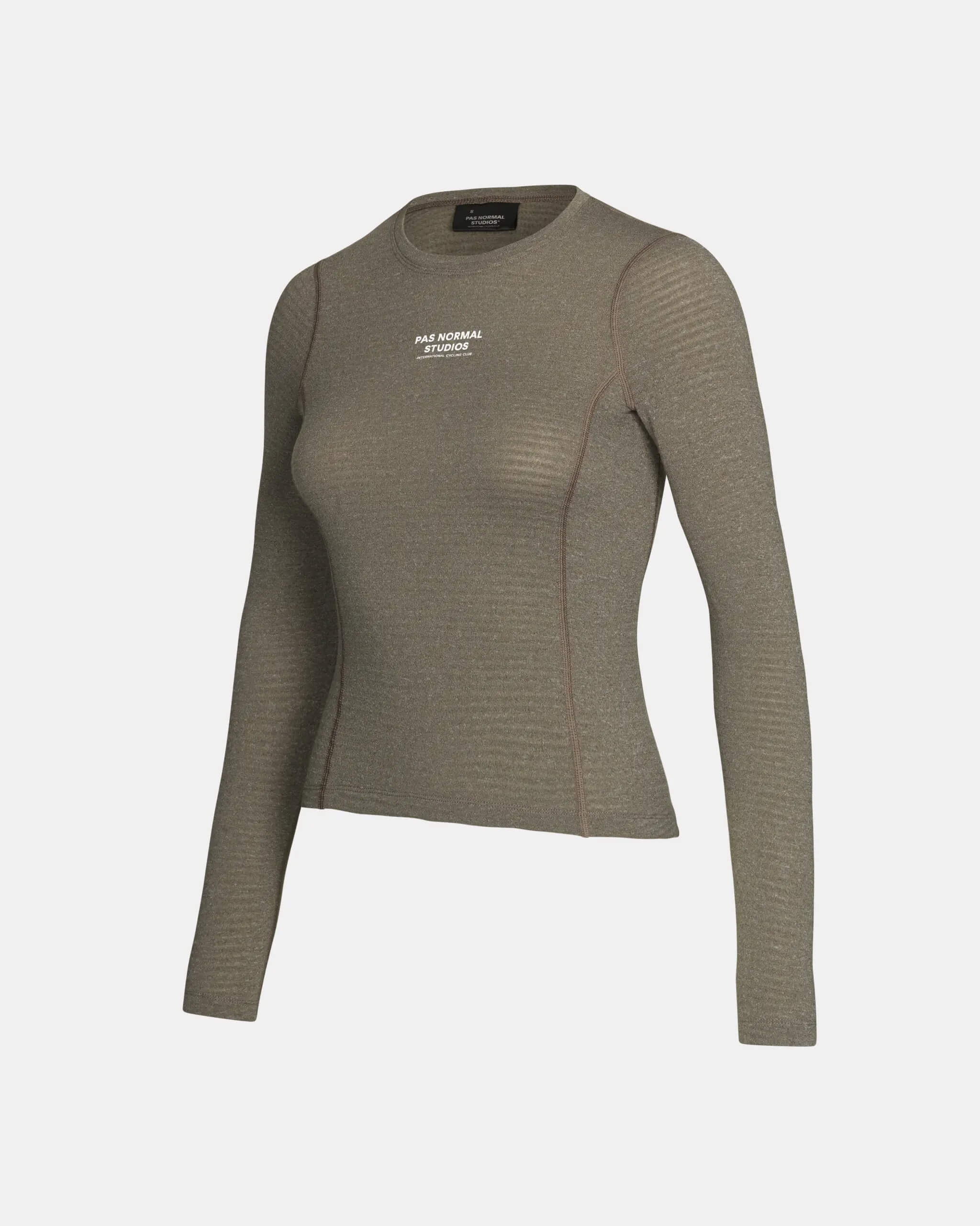 Damen Thermal Long Sleeve Baselayer - Dark Stone 