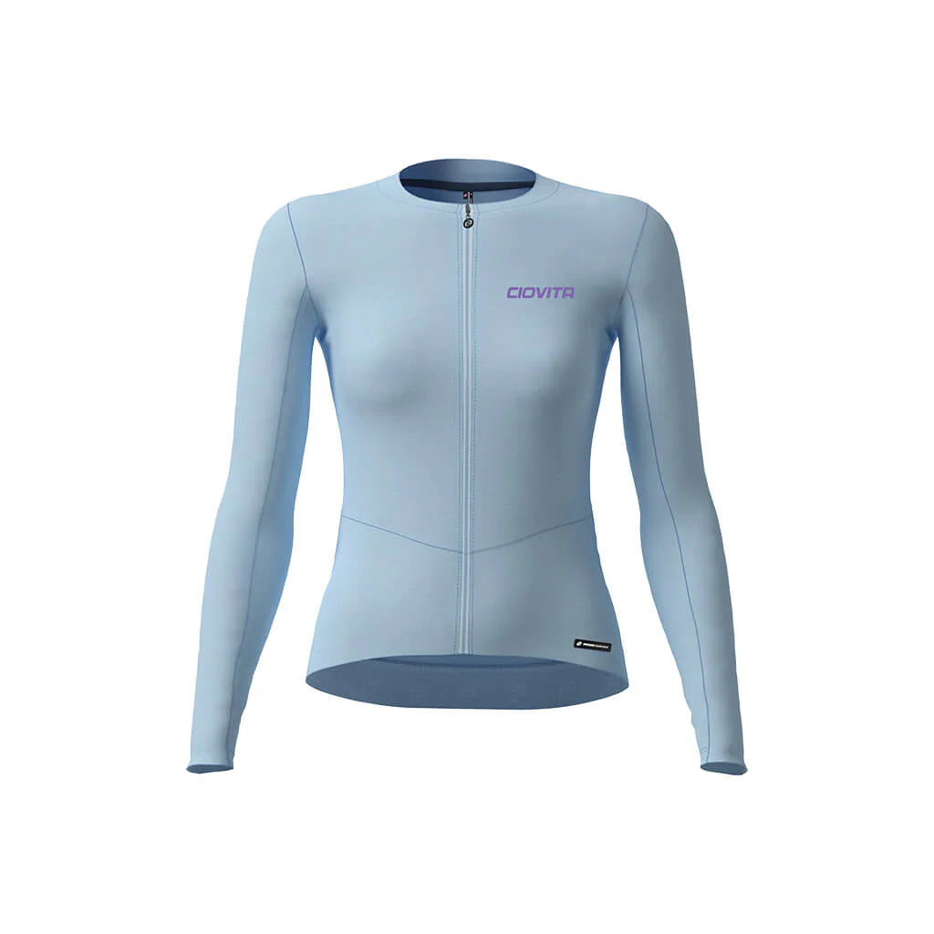 Damen Librio Long Sleeve Race Fit Jersey - Ice