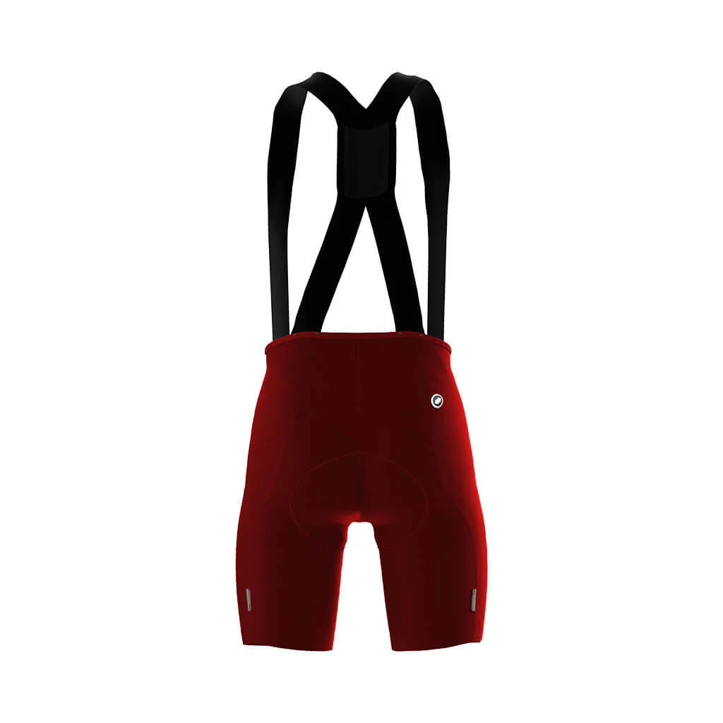 Herren Supremo Velocé Bib Shorts - Red
