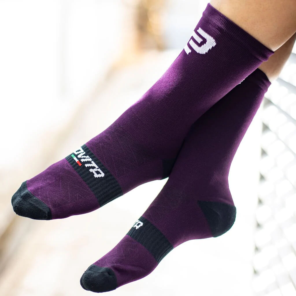 Crew Socks - Plum