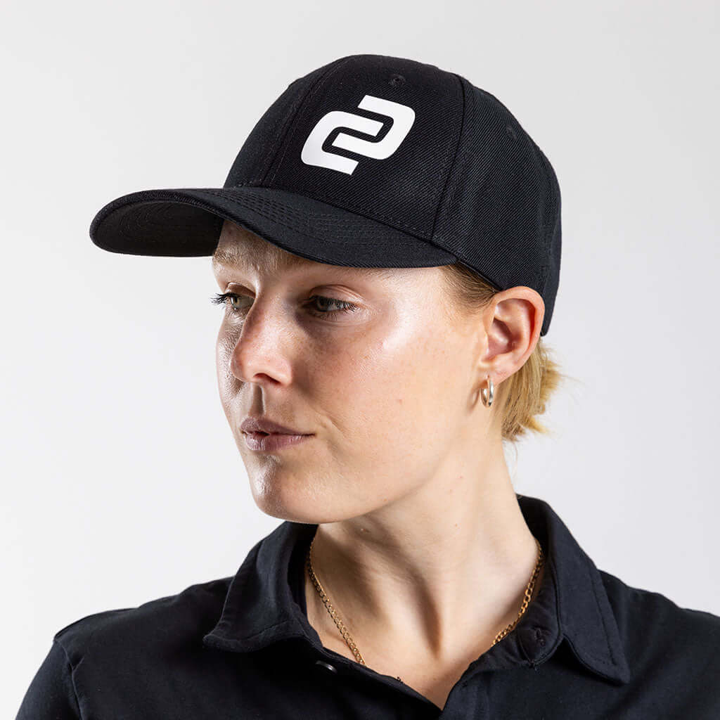 Curved Peak Cap - Black 
