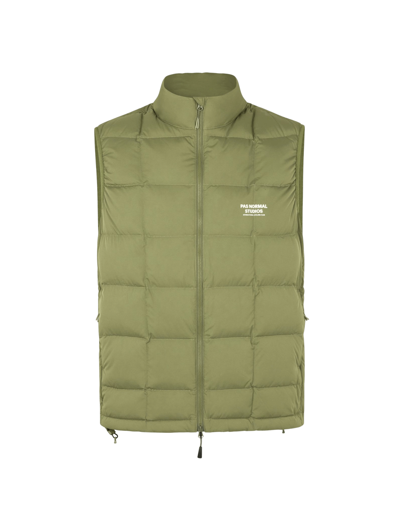 Herren Escapism Down Vest — Armeegrün