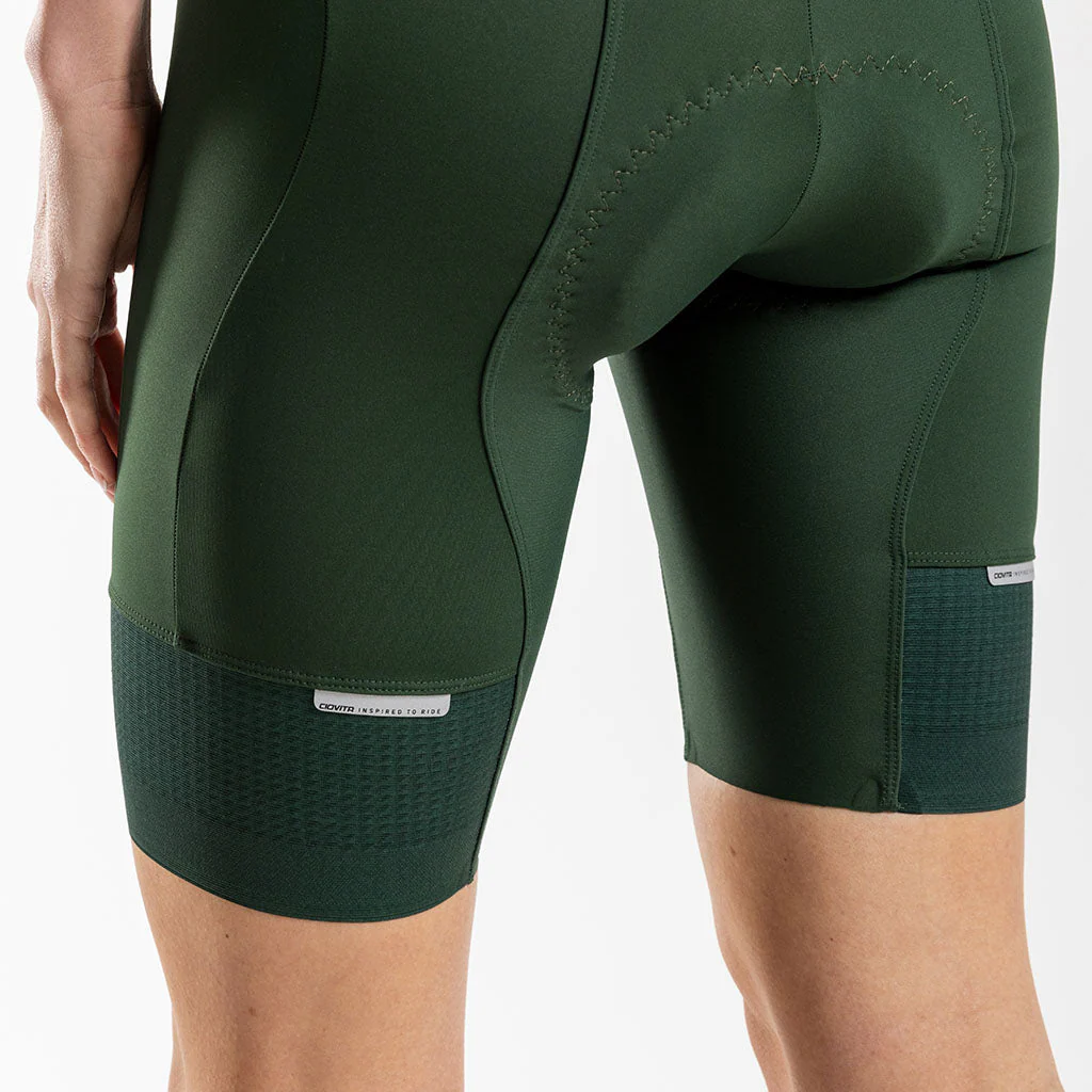 Damen Supremo Pace Bib Shorts - Forest