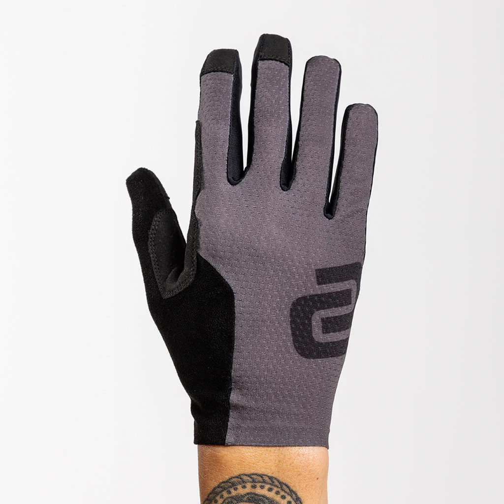 Vicolo Long Finger Glove - Grey