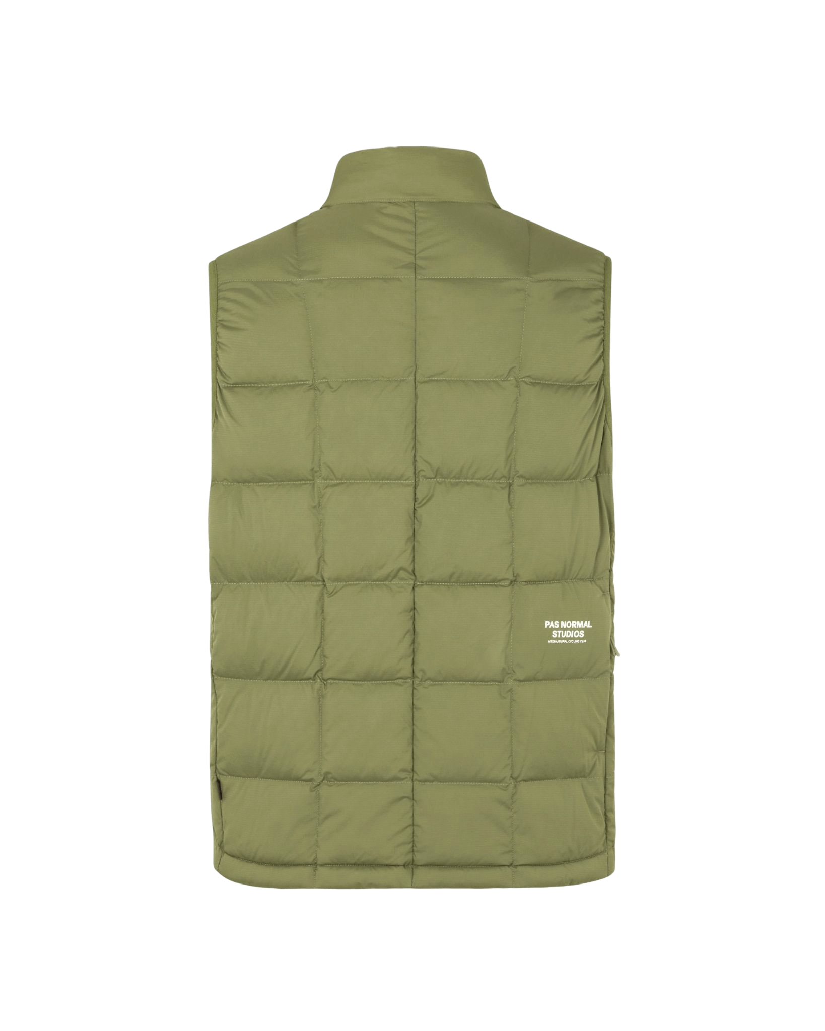 Herren Escapism Down Vest — Armeegrün