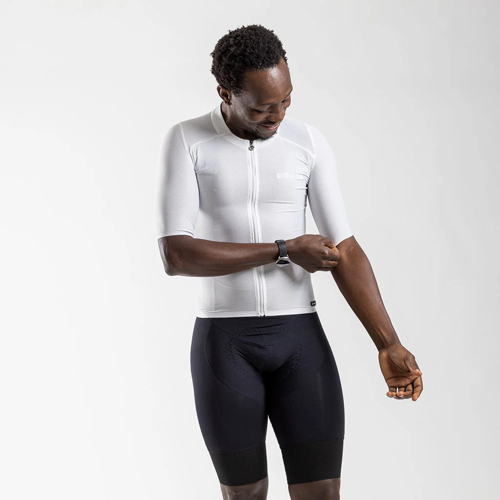Herren Apex H1 Pro Fit Jersey - White  