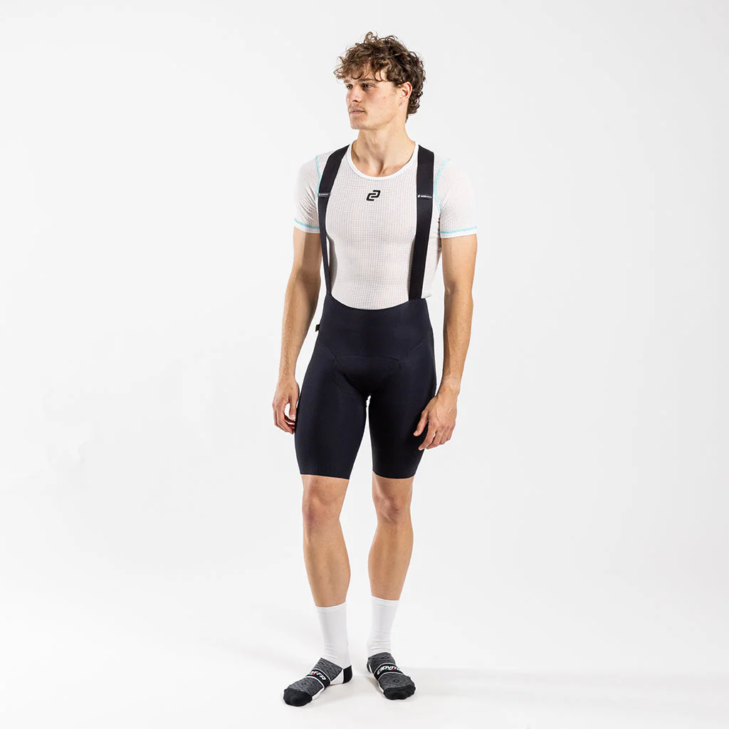 Herren Supremo Velocé Bib Shorts - Black