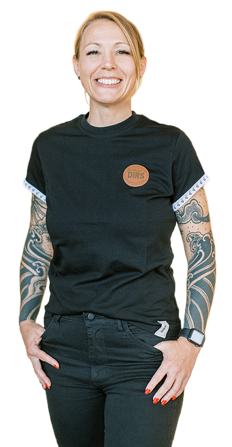 DIRS21 T-Shirt Schwarz - DAMEN