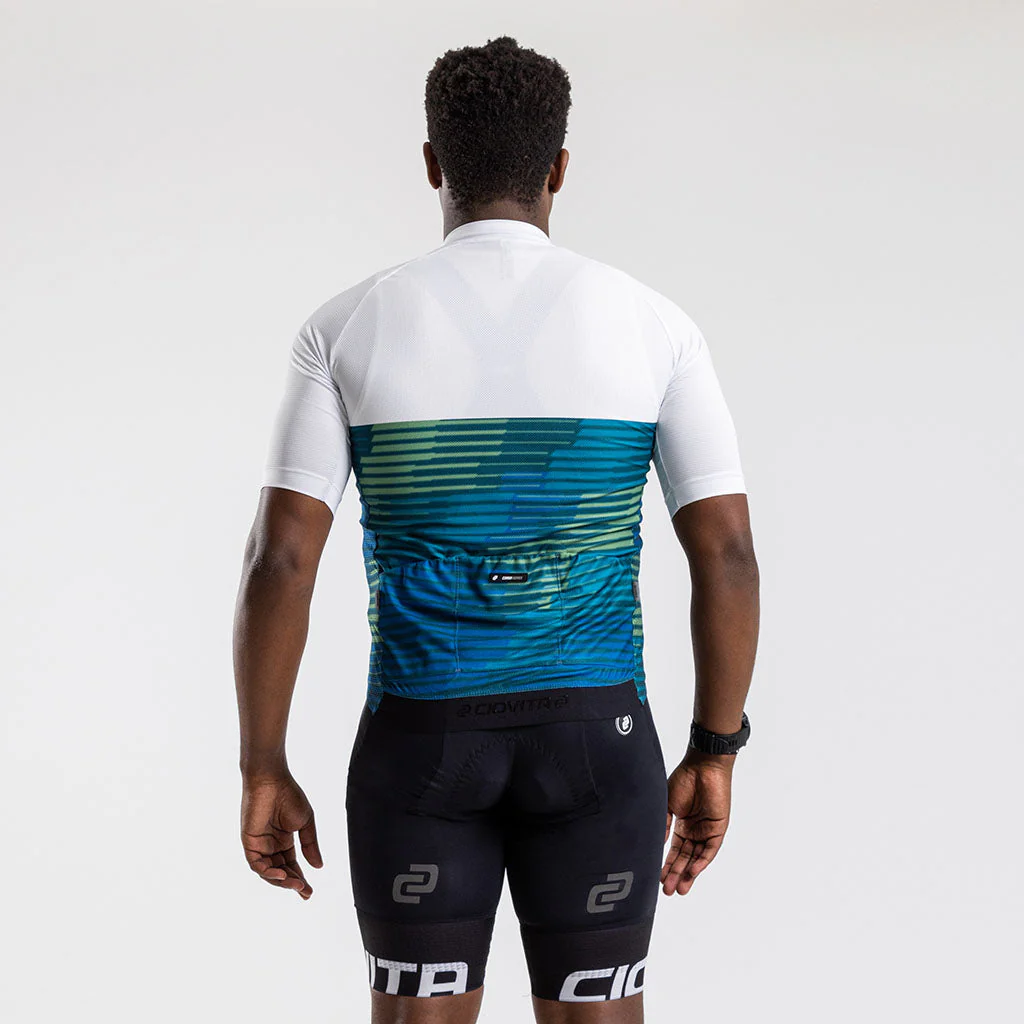 Herren Passo Corsa Classic Fit Jersey - Teal